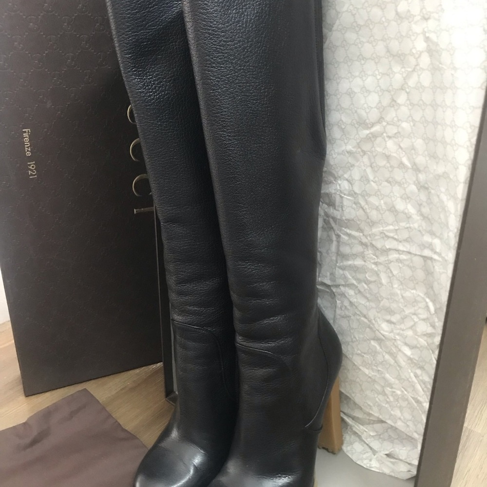 Gucci Edith knee high boot, size 37 - Picture 4 of 14
